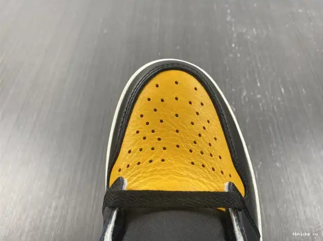 Reps TB Toe 555088-711 Air Jordan High OG 1 Yellow 0602